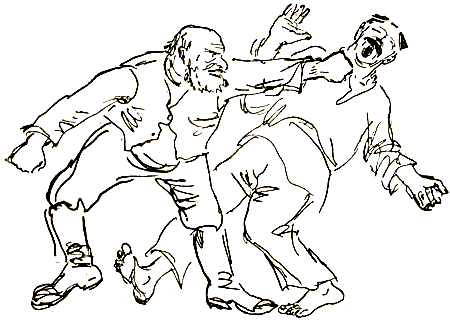 Мальчик драчун