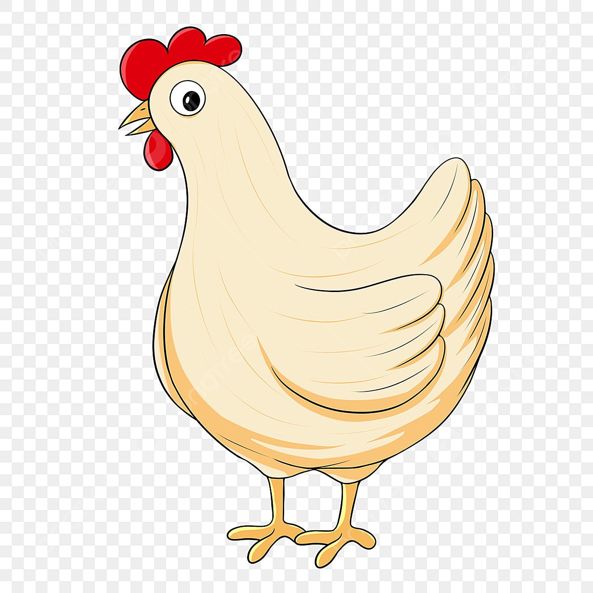 Образ курицы и цыпленка вектор