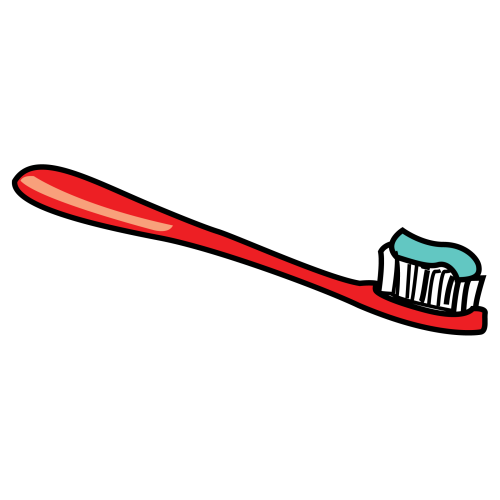 Расческа на прозрачном фоне