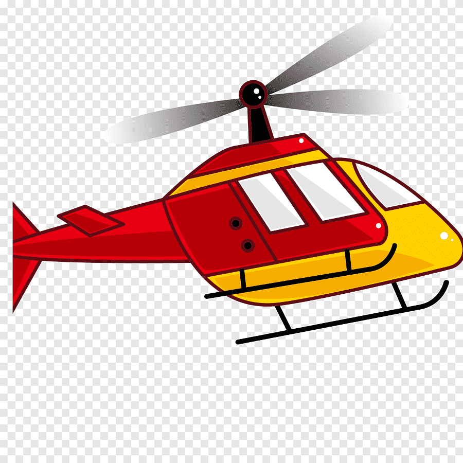 Вертолет мультяшка
