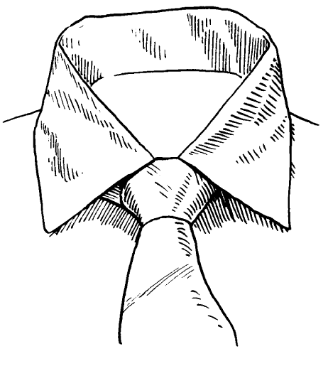 Воротник карандашом