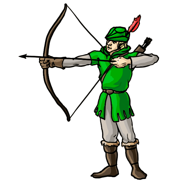 Лучники средневековья Робин Гуд