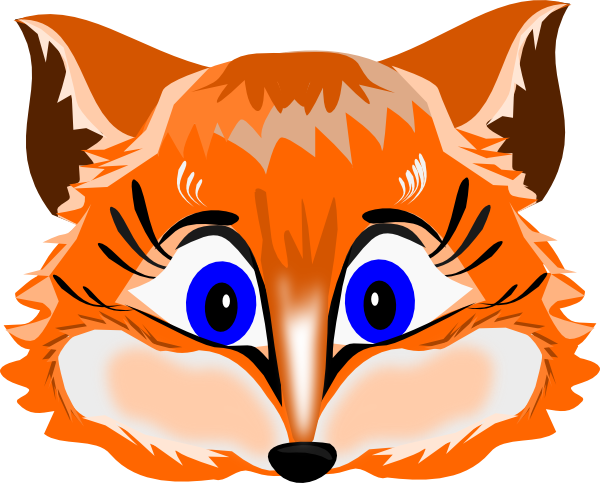 Маска лисы для детей