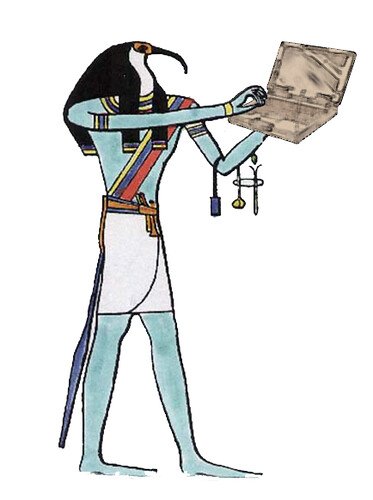 Бог Джехути в древнем Египте