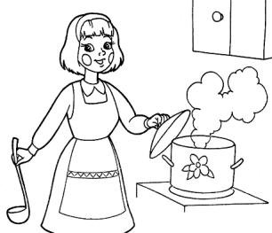 Готовка иллюстрация