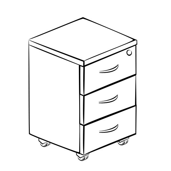 Тумба с ящиками Альфа 62.47