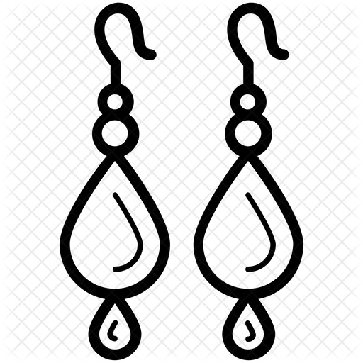 Серьги контур