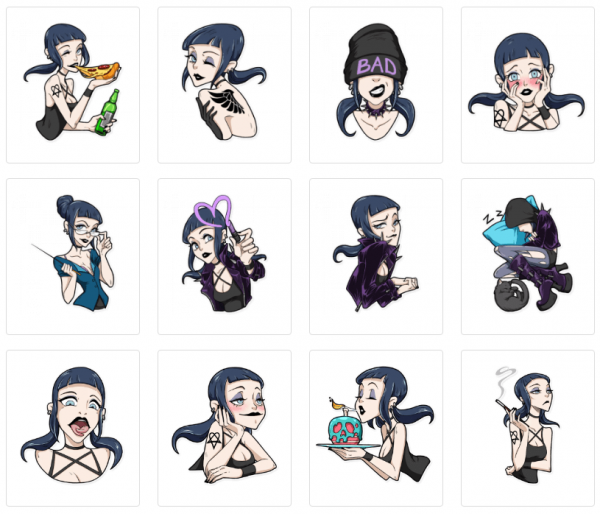 Аниме Стикеры телеграмм