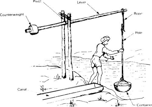 Египетский колодец шадуф
