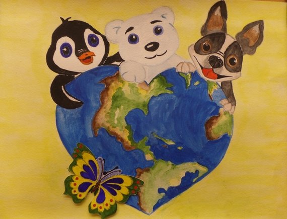 Рисунок на тему береги свою планету