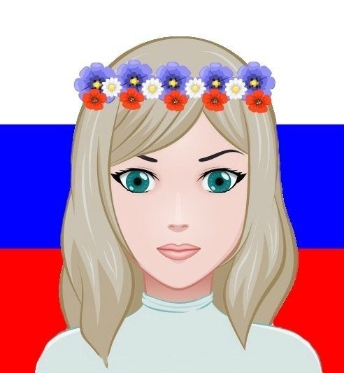 Россия в виде девушки рисунки