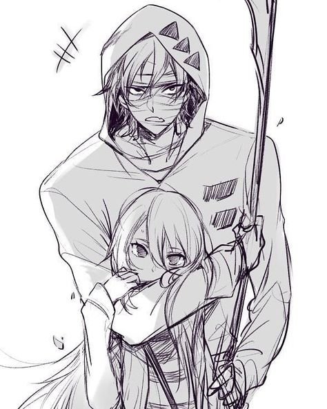 Ангел кровопролития anime Sketch