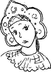 Царевна Несмеяна рисунок для детей