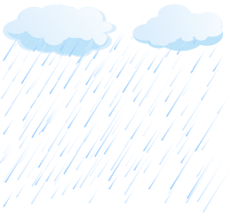 Косой дождь для детей