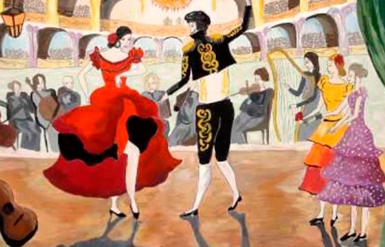 Иллюстрация к опере Кармен ж.Бизе