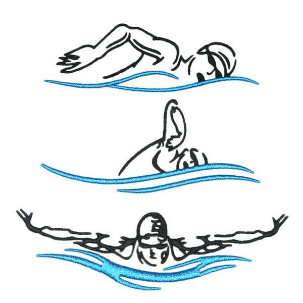 Плавать мультяшная