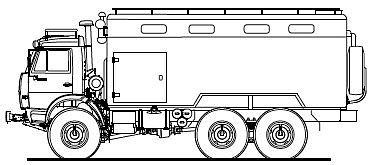 КАМАЗ 5350 кунг чертеж
