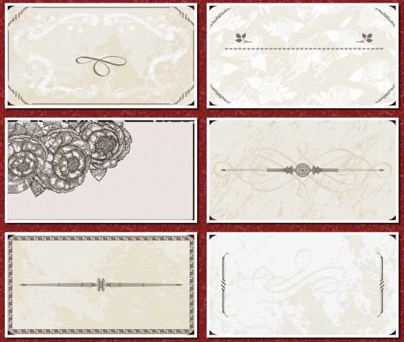 Макет пригласительной карточки для печати