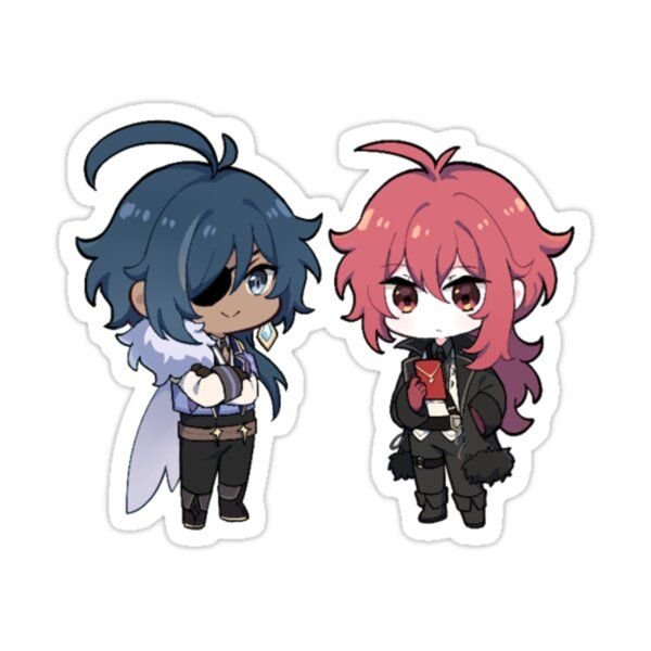 Стикеры Геншин Импакт