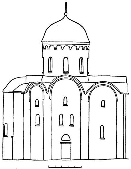 Дмитриевский собор рисунок легкий