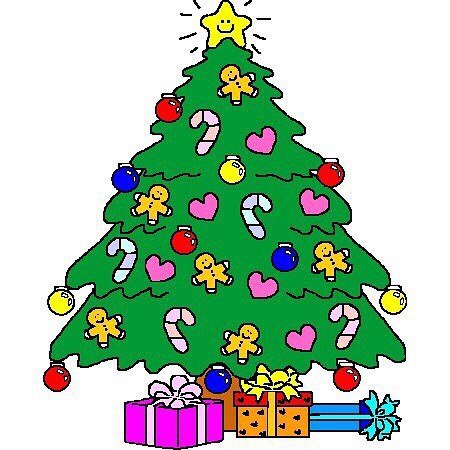 Елка раскраска для детей цветная