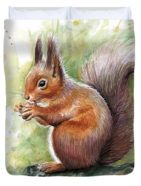 Животные гуашью белка