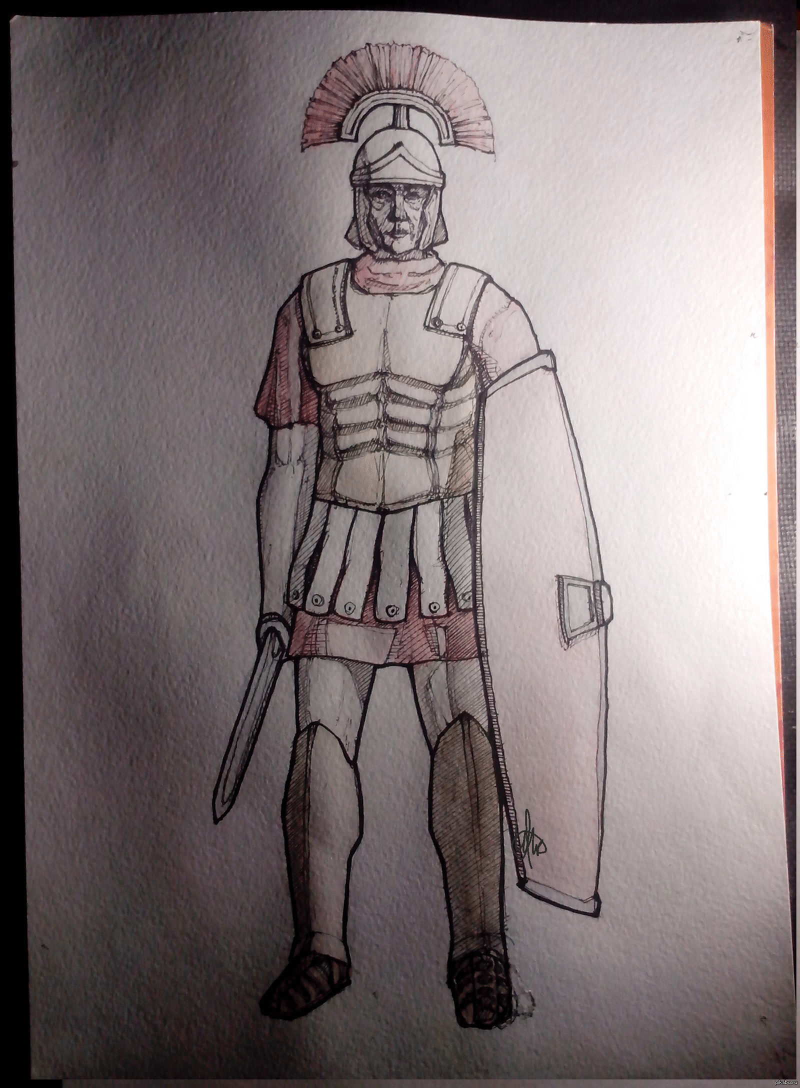 Рисунок воина 5 класс. Римский легионер 5 класс. Римский легионер карандашом. Нарисовать Римского легионера. Римский воин легионер рисунок.
