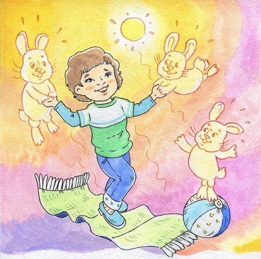 Мальчик и Солнечный зайчик