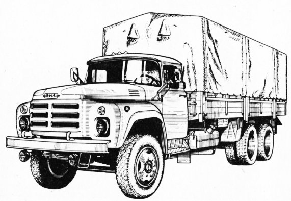ЗИЛ 133гя нарисованный