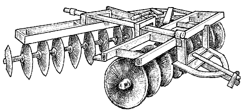 Садовая борона БДСТ 2.5 схема