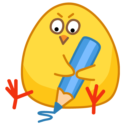 Цыпленок стикер