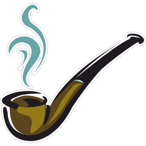 Трубка для курения с дымом