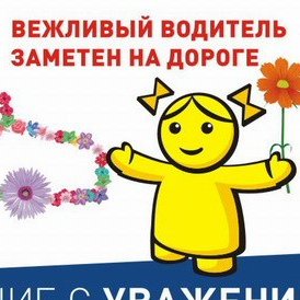 Вежливый водитель листовка