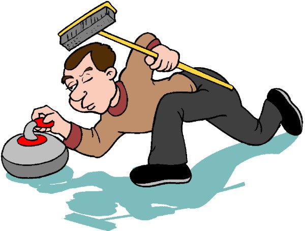 Керлинг векторное изображение