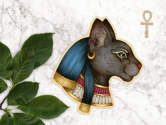 Изображение Богини Бастет в древнем Египте