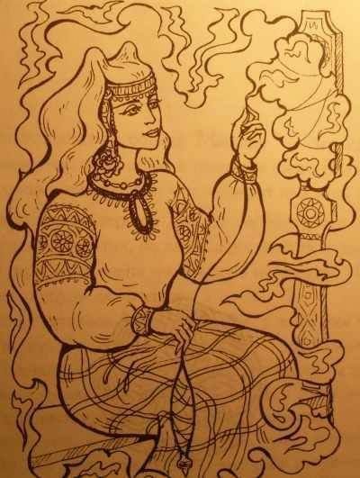 Макошь богиня Пряха