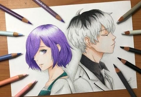 Токийский гуль тока для срисовки