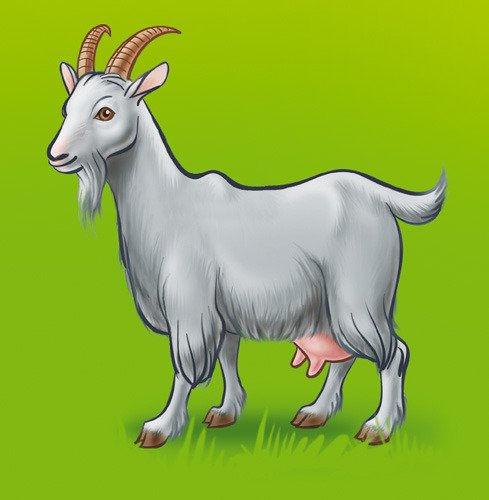 Коза мультяшная