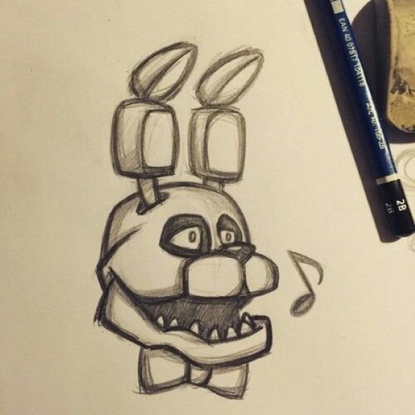 ФНАФ Фредди арт для срисовки