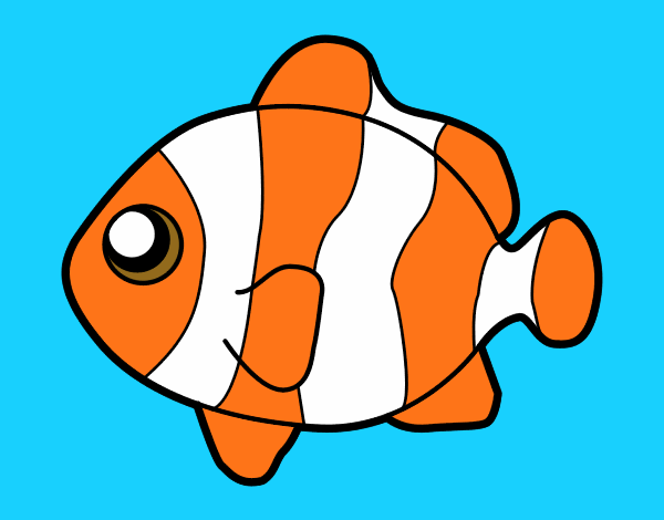 Рыбки трафареты цветные