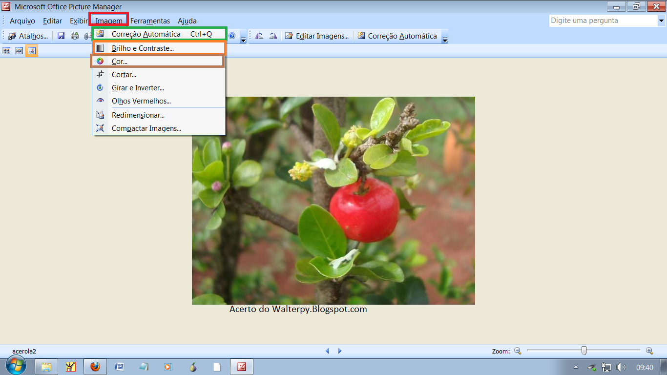 Microsoft windows picture manager