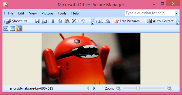Программа Microsoft picture Manager