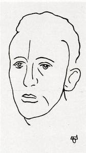 Александр блок портрет контунр