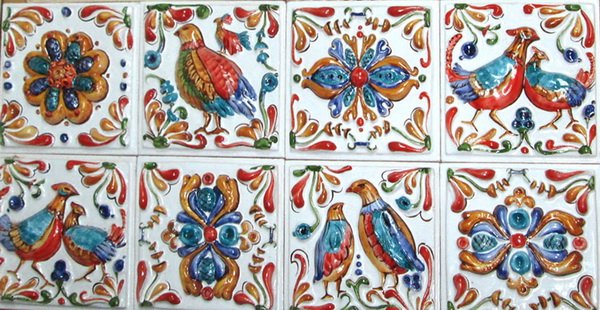 Майолика украинская керамика Буковина 17 век изразец