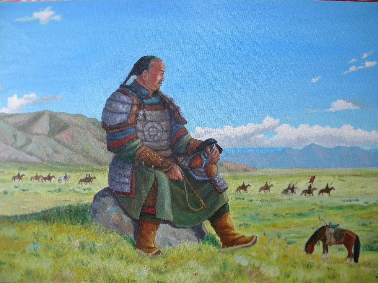 Картины тувинского художника ай-хаан адыг-оол