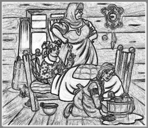 Башкирская сказка падчерица Гульбика