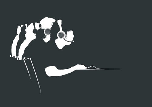 Киберспорт силуэт