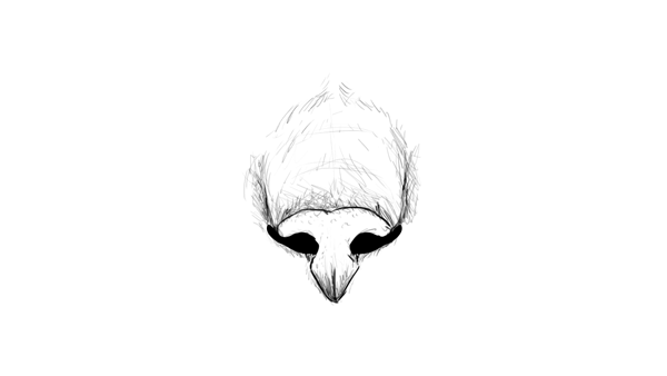 Кошачий нос нарисованный