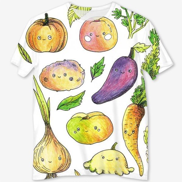 Мультяшные овощи