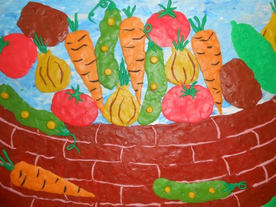 Овощи с глазками для детского сада